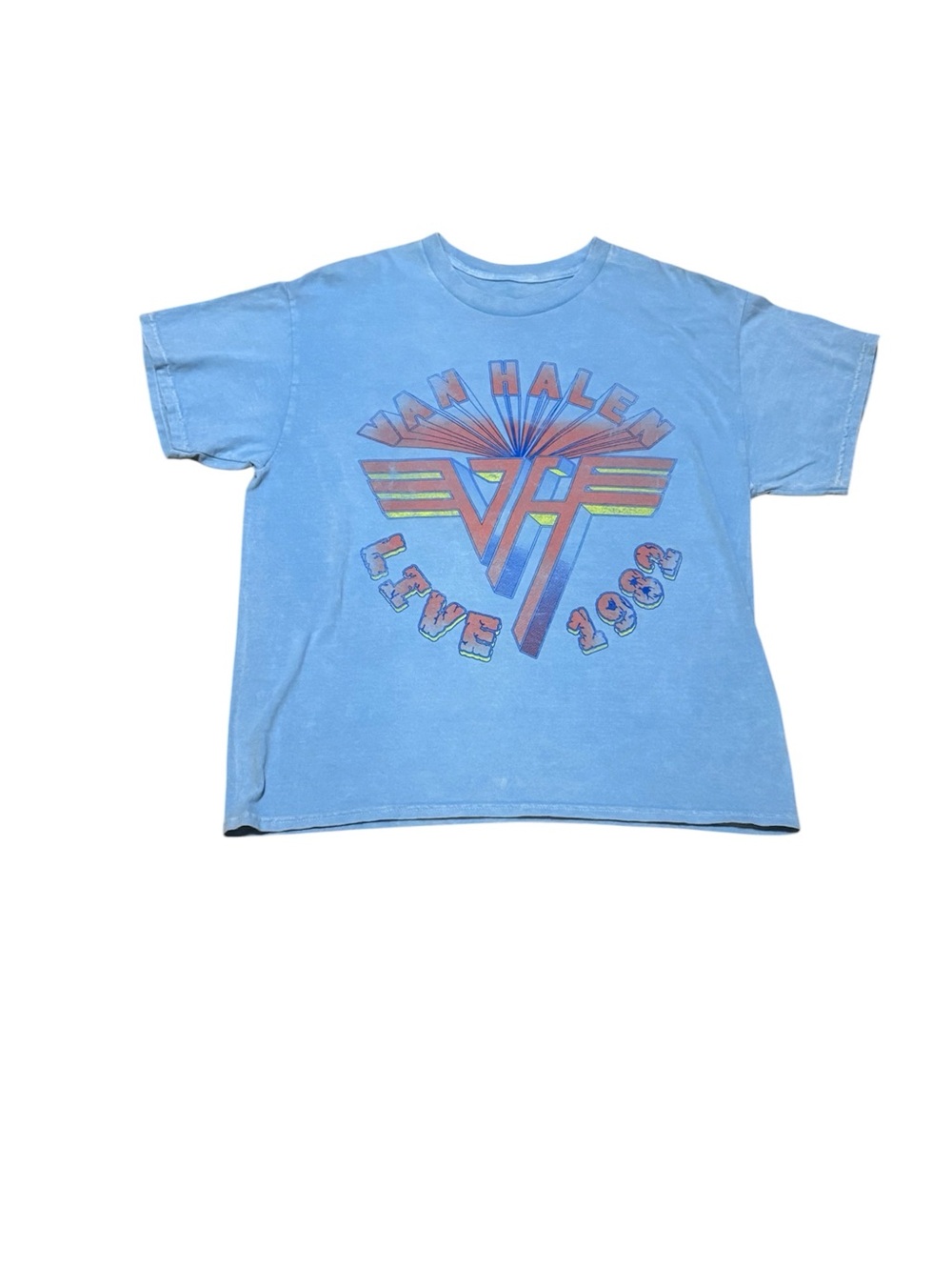 Light Blue Graphic Tee - Live 1982
